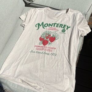 J crew strawberry graphic tee